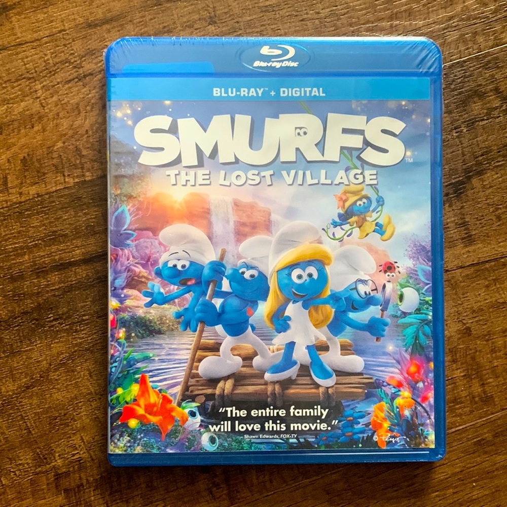 New! Unopened Smurfs: The Lost Village Blu-Ray DVD Movie